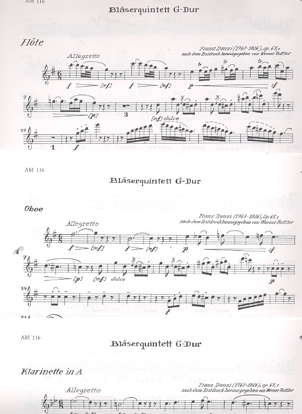 Quintett G-Dur op.67,1