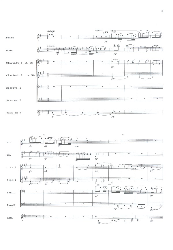 Quintuor op.124 for flute, oboe,
