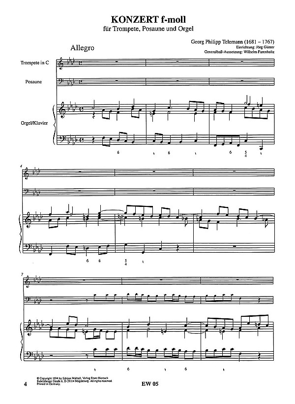 Konzert f-Moll