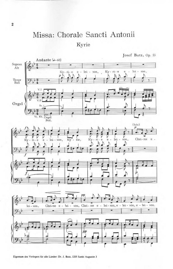 Missa 'Chorale Sancti Antonii'