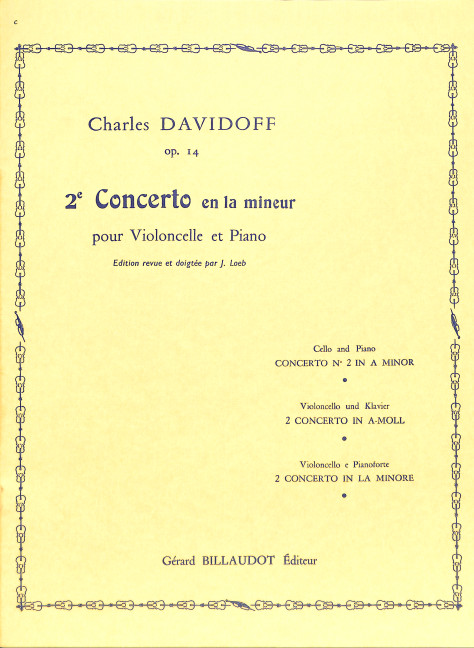 Concerto la mineur no.2 op.14