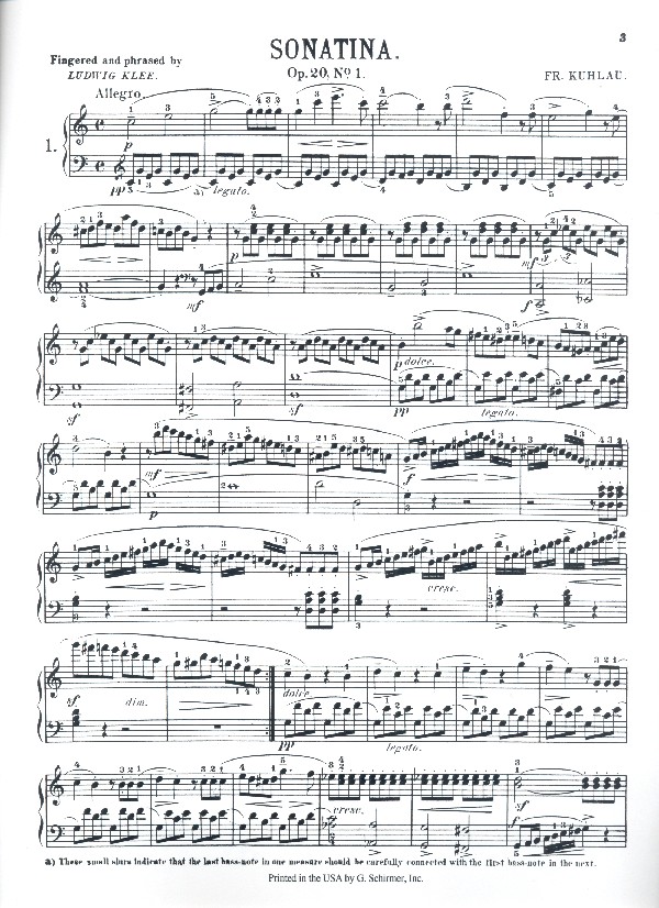 Sonatine C-Dur op.20,1