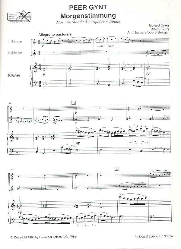 Edvard Grieg/Peer Gynt - Ausgewählte Stücke