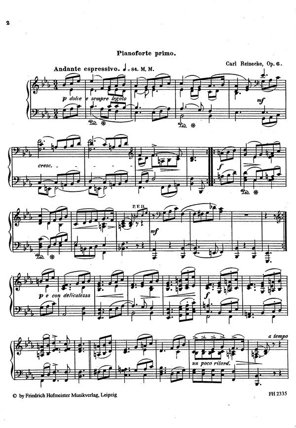 Andante und Variationen op.6