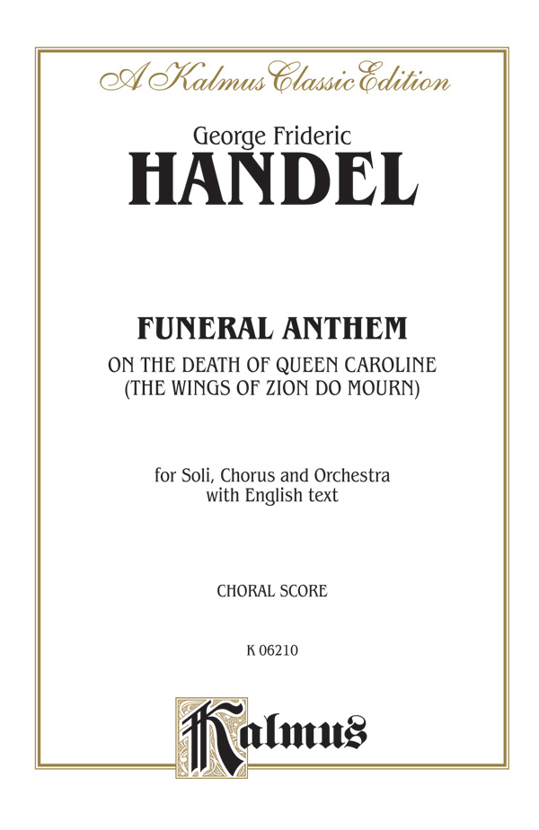 FUNERAL ANTHEM ON THE DEATH OF