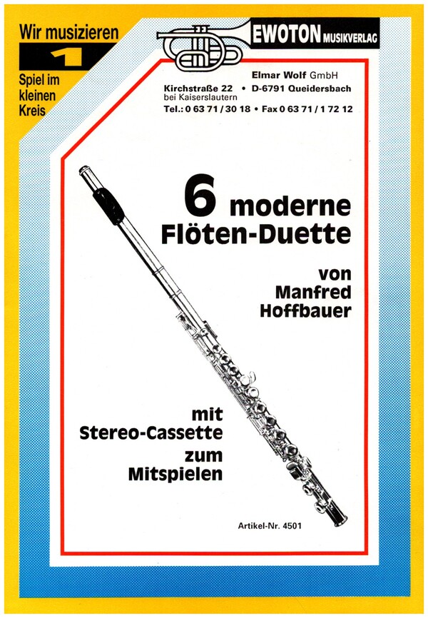 6 moderne Flöten-Duette