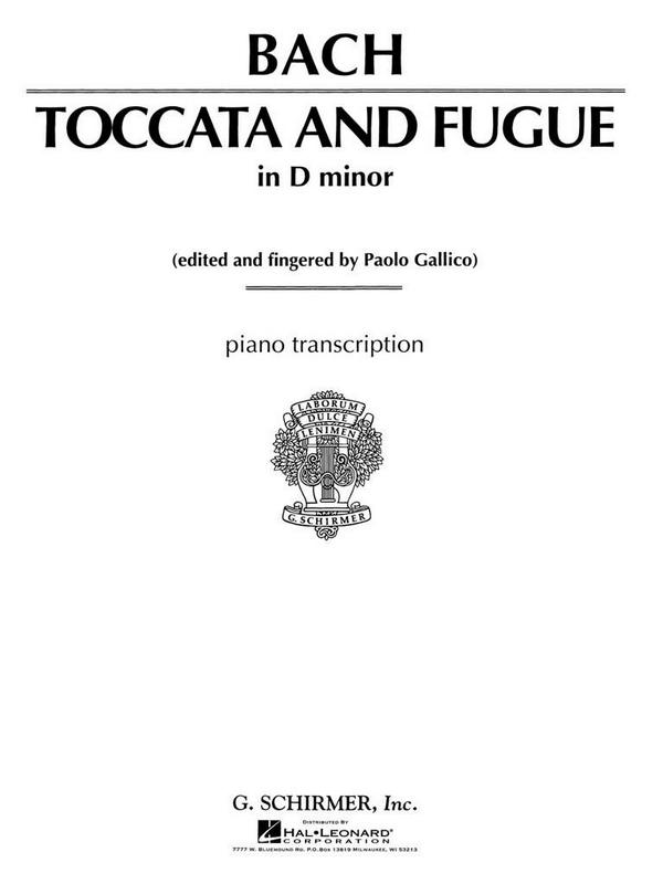 Toccata and Fugue d minor for