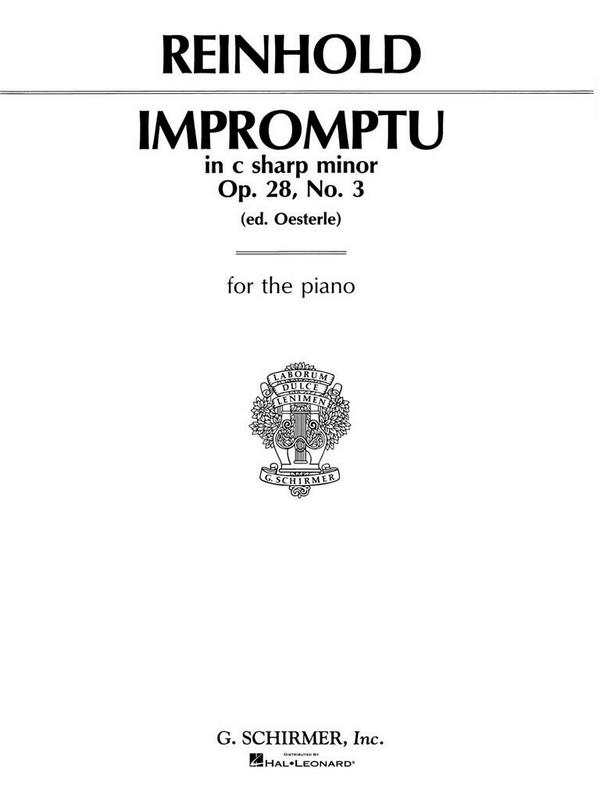 Impromptu cis-Moll op.28,3