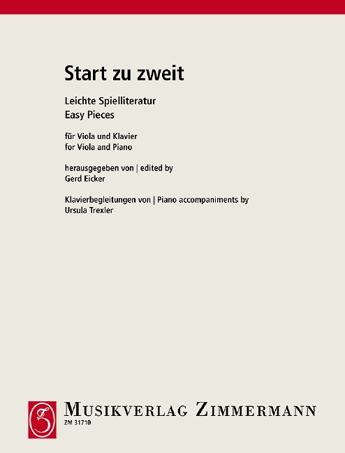 Start zu zweit - leichte Spielliteratur