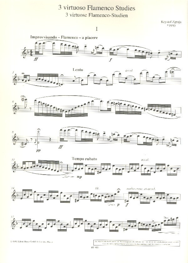 3 virtuose Flamenco-Studien