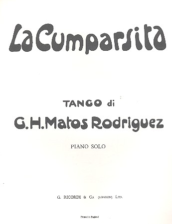 La Cumparsita Tango