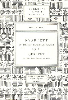 Quartett op.31 für Flöte, Oboe, Klarinette