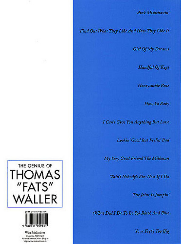 The Genius of Thomas Fats Waller