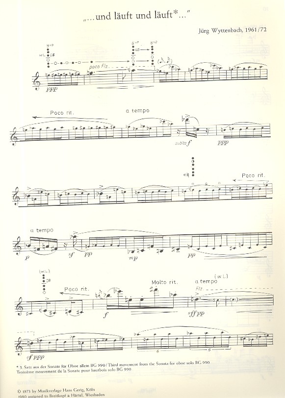 Studien zum spielen neuer Musik