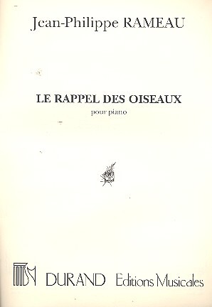 Le rappel des oiseaux pour piano