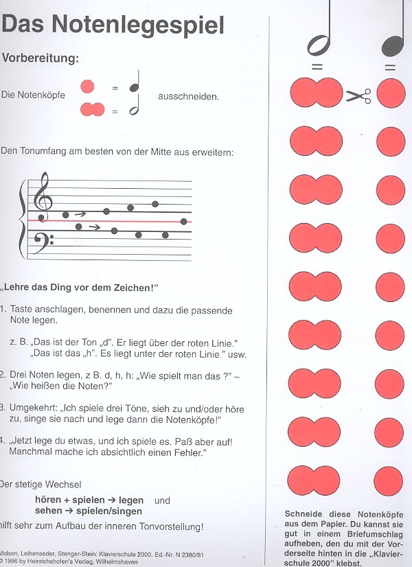Klavierschule 2000 Band 1 (ohne CD)