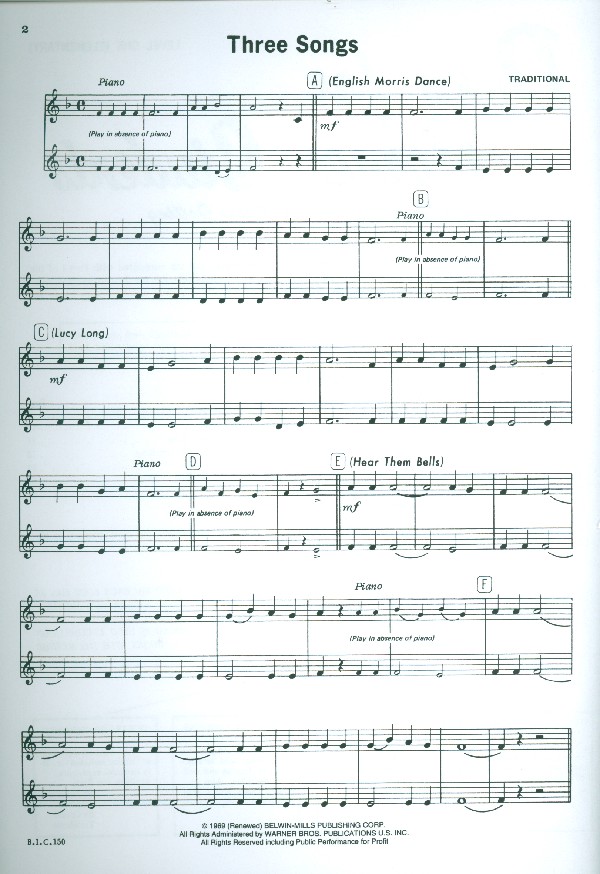 Duets for Cornet students level 1