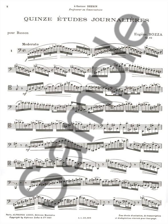 15 études journalières