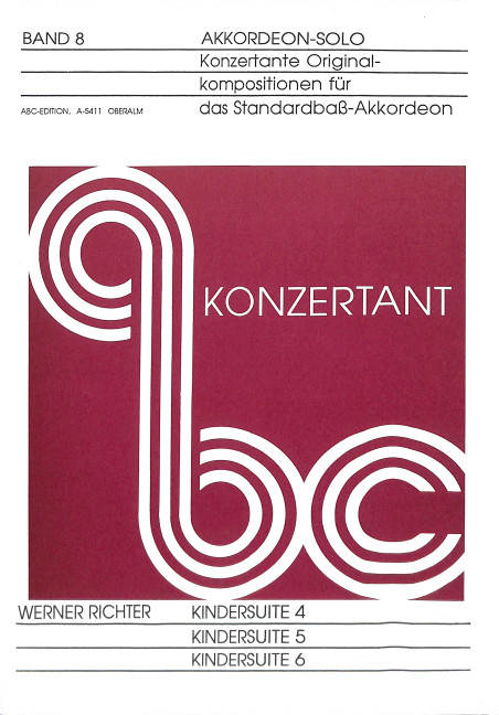 ABC Konzertant Band 8 Kindersuiten Band 2 (Nr.4 - 6)