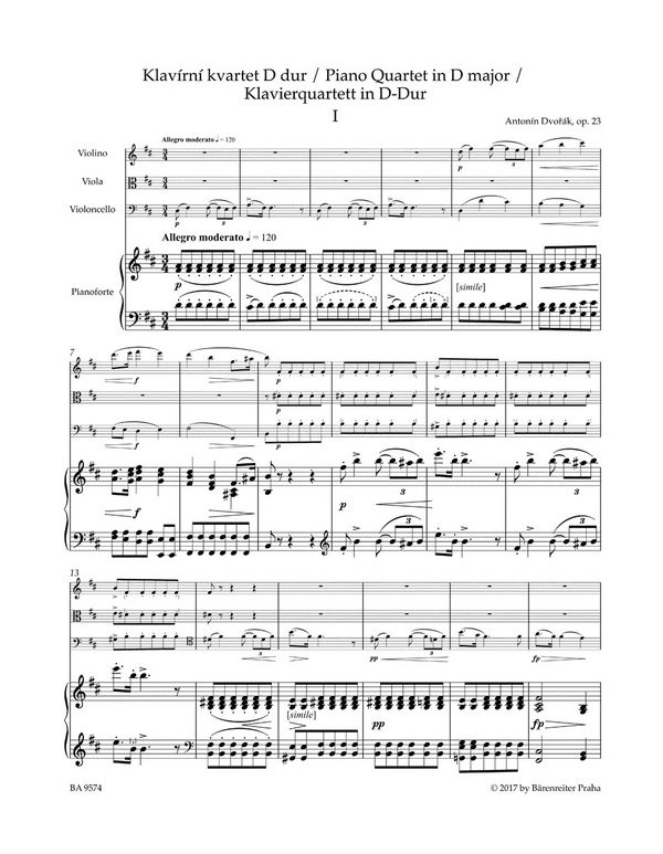 Quartett D-Dur op.23