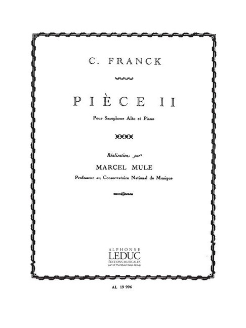 Pièce no.2 pour saxophone