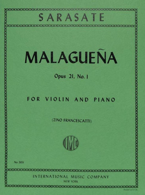Malaguena op.21,1