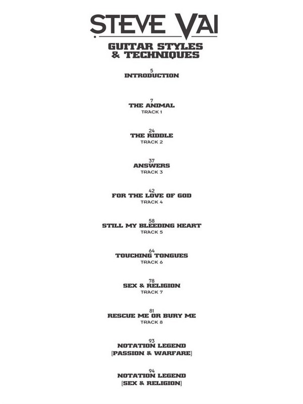 Steve Vai (+CD): guitar styles