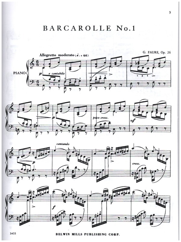 6 Barcarolles