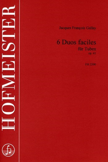 6 Duos faciles op.41 für 2 Tuben