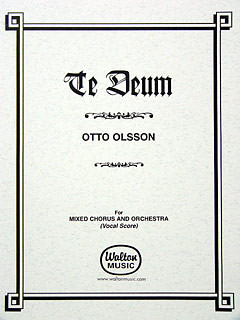 Te deum op.25 for mixed chorus and
