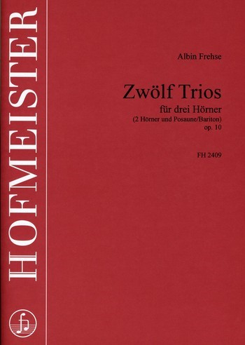12 Trios op.10 für 3 Hörner
