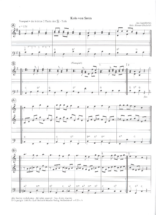 Kreistänze mit Tanzbeschreibungen