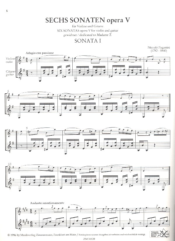 6 Sonaten op.5 und 6 Sonaten op.6