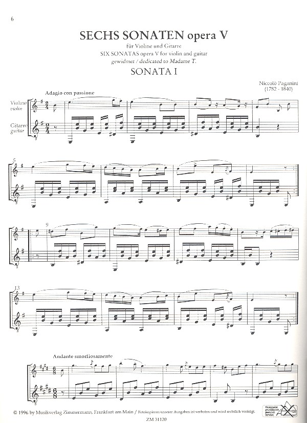 6 Sonaten op.5 und 6 Sonaten op.6