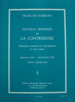 Nouvelle technique de la contrebasse vol.3