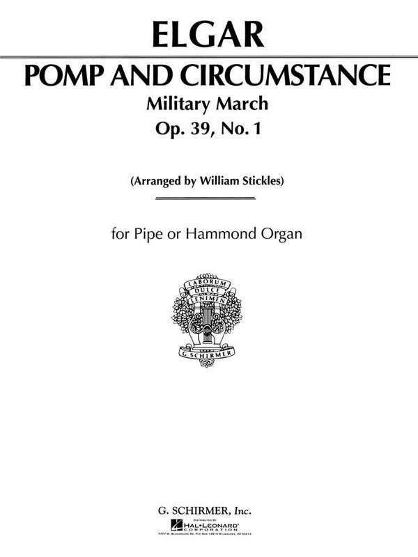 Pomp and Circumstance Military March op.39,1