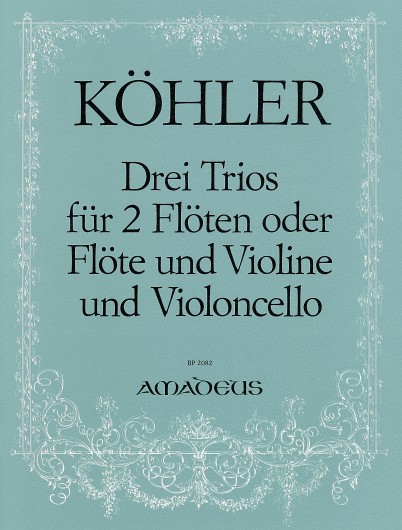 3 Trios op.86 für 2 Flöten