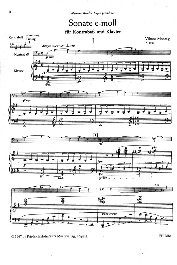 Sonate e-Moll 