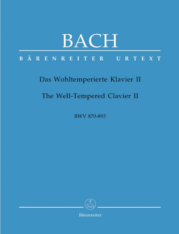 Das wohltemperierte Klavier Band 2 (BWV870-893)