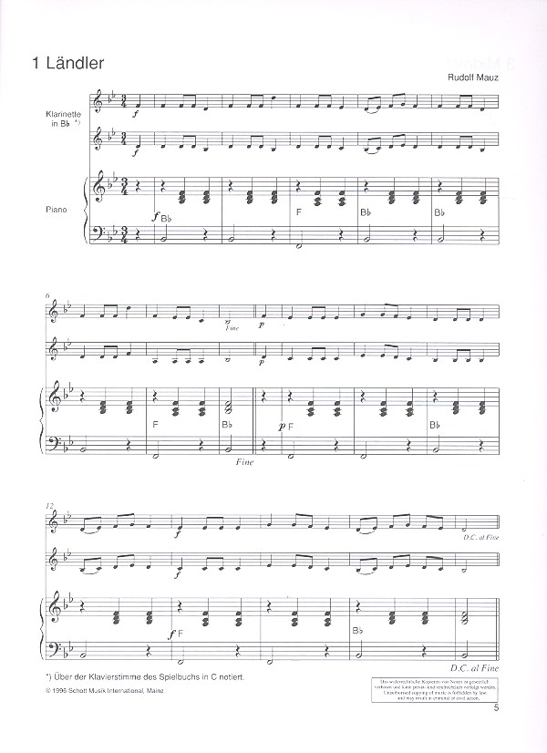 Die fröhliche Klarinette Band 2 - Spielbuch
