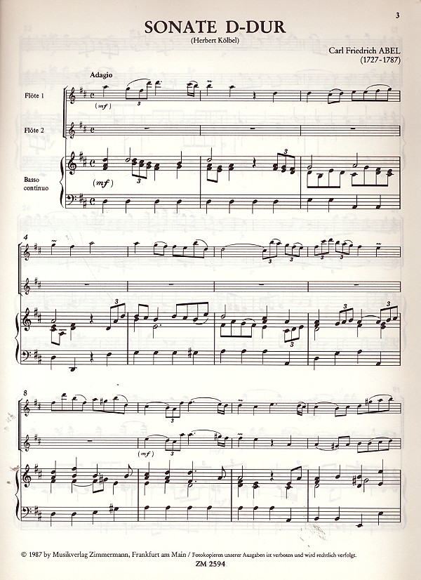 Sonate D-Dur