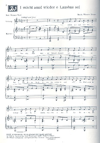 I möcht amol wieder e Lausbua sein