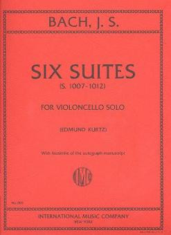 6 Suites BWV1007-1012