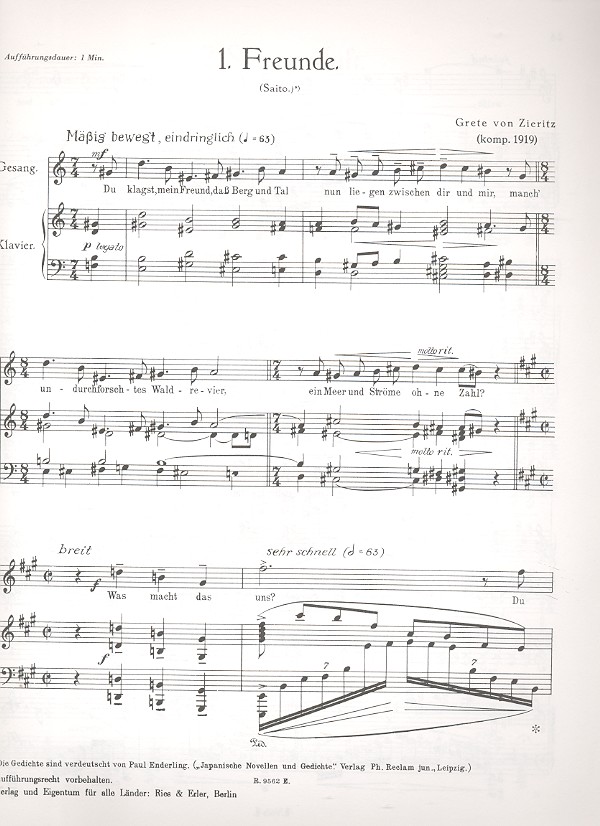 Japanische Lieder
