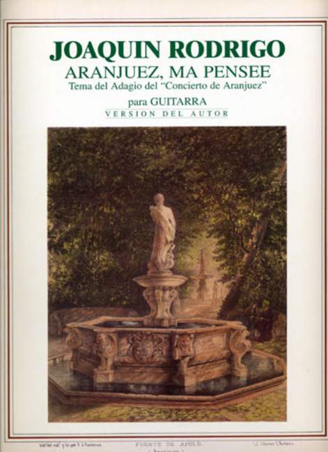 Aranjuez ma pensee para guitarra