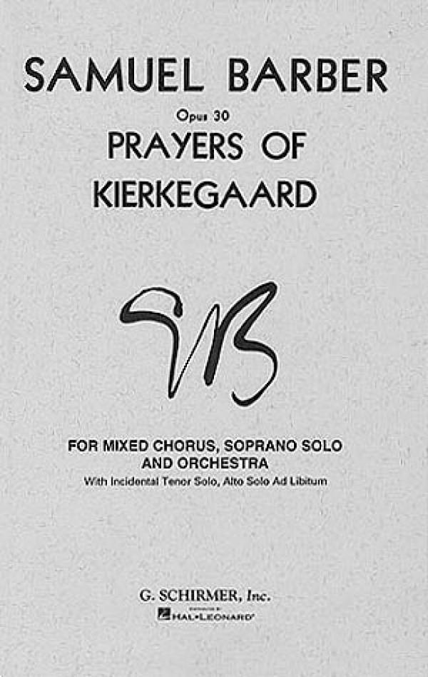 Prayers of Kierkegaard for mixed