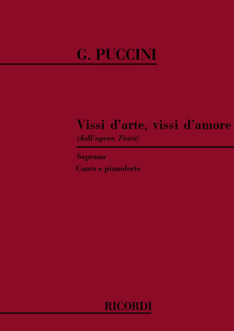 Vissi d'arte, vissi d'amore dall'opera Tosca