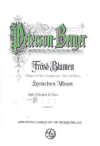 Frösöblomster op.16 vol.2