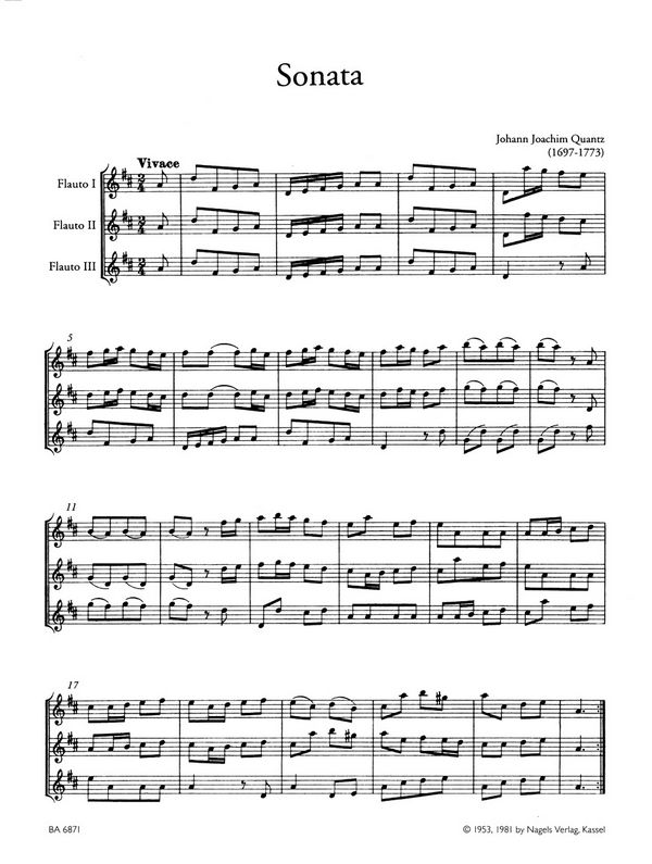 Sonate D-Dur