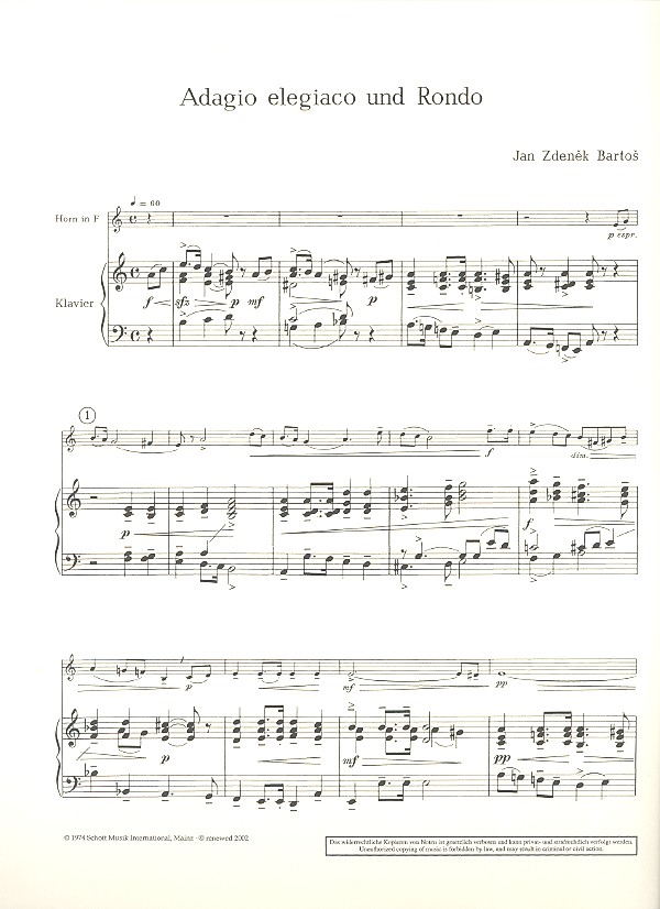 Adagio elegiaco e rondo